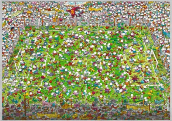 Bild von Crazy World Cup, Mordillo Puzzle - 4000 Teile