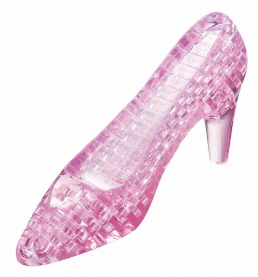 Bild von Crystal Puzzle 3D - Schuh pink 44 Teile