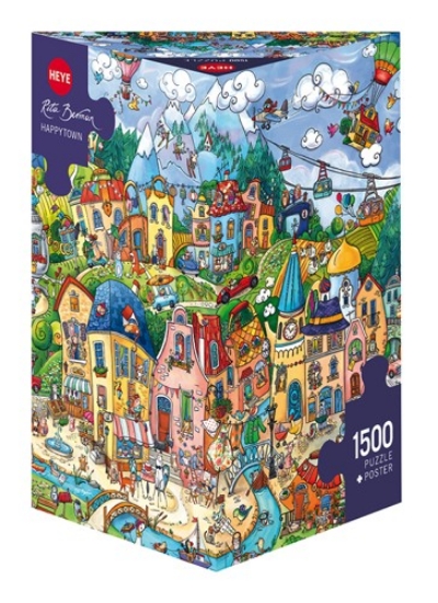 Bild von Berman, Happytown Triangular 1500 Teile