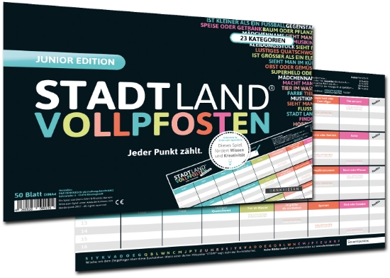 Bild von STADT LAND VOLLPFOSTEN - JUNIOR EDITION (DinA4-Format)