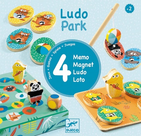 Bild von Ludo Park (4 Spiele) (Djeco)