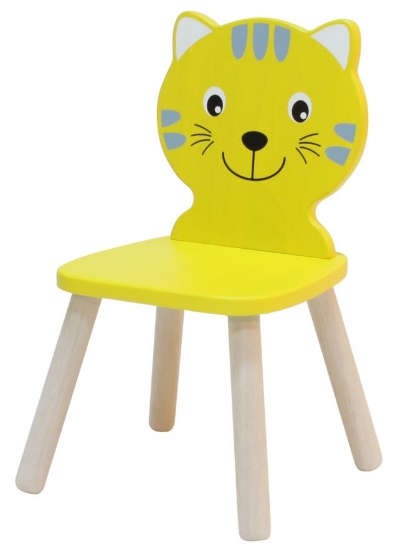 Bild von Spielba Stuhl Katze gelb