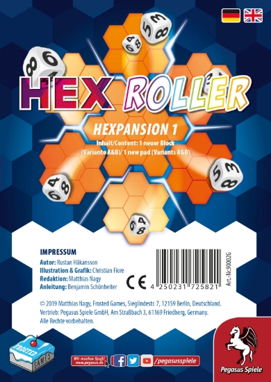 Bild von HexRoller: Hexpansion 1 Erw.