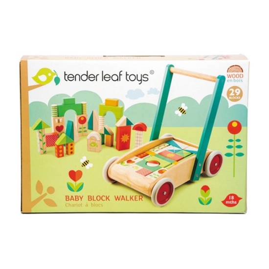 Bild von Lauflernwagen mit Klötzen (Tender Leaf Toys)