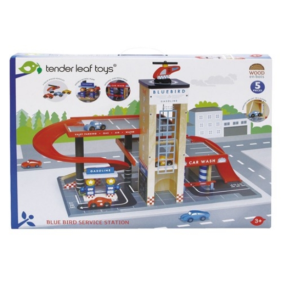 Bild von Autowerkstatt Blue Bird (Tender Leaf Toys)