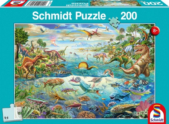 Bild von Puzzle - Entdecke die Dinosaurier 200 Teile