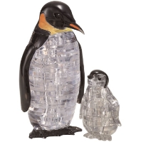 Bild von Crystal Puzzle 3D: Pinguinpaar 43 Teile