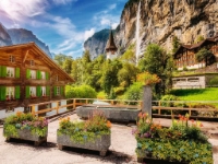 Bild von Puzzle - Lauterbrunnen 500 Teile