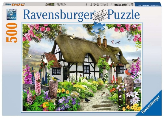 Bild von Puzzle - Verträumtes Cottage 500 Teile