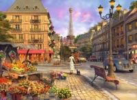 Bild von Puzzle - Spaziergang durch Paris 500 Teile