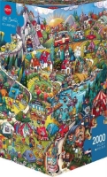 Bild von Puzzle - Go Camping! Triangular 2000 Teile