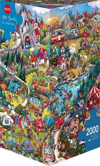 Bild von Puzzle - Go Camping! Triangular 2000 Teile