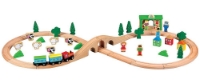 Bild von Spielba Holz Zug Set mit 50 Teilen