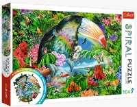 Bild von Spiralpuzzle: Tropische Tiere - 1040 Teile (Trefl)