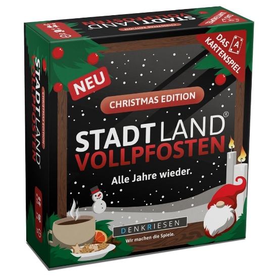 Bild von STADT LAND VOLLPFOSTEN: Das Kartenspiel – CHRISTMAS EDITION - Alle Jahre wieder