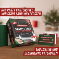 Bild von STADT LAND VOLLPFOSTEN: Das Kartenspiel – CHRISTMAS EDITION - Alle Jahre wieder