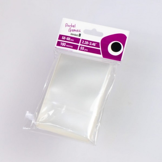 Bild von Clear Card Sleeves: Standard B (58x88 mm) = Standard American