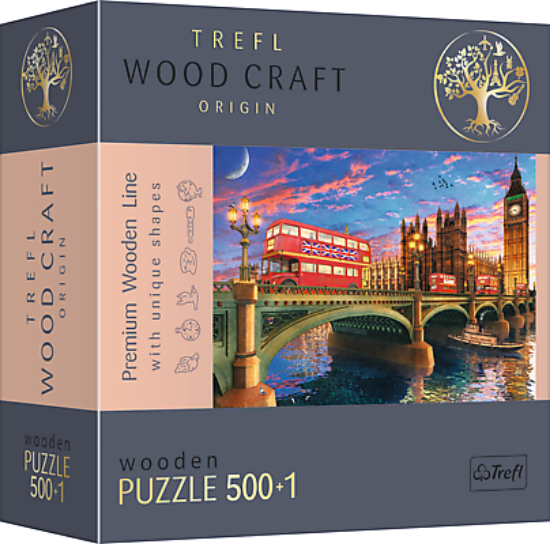 Bild von Holz Puzzle 500+1 - Palast von Westminster, Big Ben, London