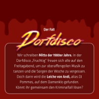 Bild von Mord bei Tisch: Dorfdisco